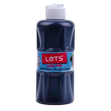 Lets L-5709 250 ml Siyah Akrilik Boya