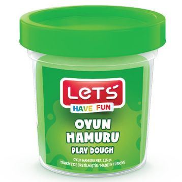 Lets L8440-4 115 gr Yeşil Tekli Oyun Hamuru