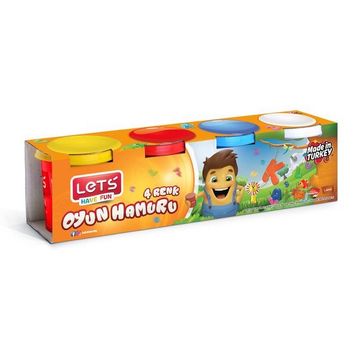 Lets L8440 460 gr 4 Renk Oyun Hamuru