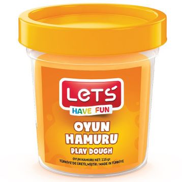 Lets L8440-8 115 gr Turuncu Tekli Oyun Hamuru