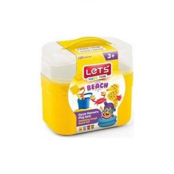 Lets L8499 12 Parça Oyun Hamuru Plaj Seti