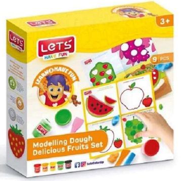 Lets L9009 5x100 GR Lezzetli Meyveler Matlı Oyun Hamuru