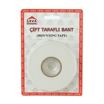 Leva House Beyaz Çift Taraflı Bant