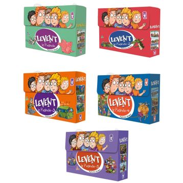 Levent İz Peşinde 5 Set (5 Kitap) Mustafa Orakçı Timaş Çocuk