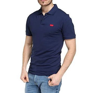 Levis A4842-0003 Slim Housemark Polo Lacivert Erkek T-shirt