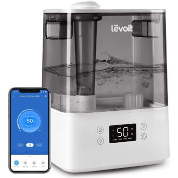 Levoit 6 lt Top-Fill Humidifier Wlan 26 db APP Alexa Kontrol Araba Uyku Modu Ultra Sessiz 55 H Ultrason Oda Hava Nemlendiricisi