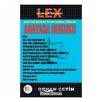 LEX ANAYASA HUKUKU - ORHAN ÇETIN