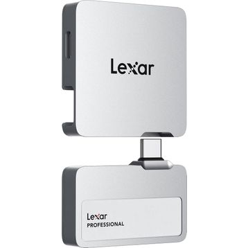 Lexar LSL400S002T-RNBNG 2 TB Professional Go External USB3.2 Gen2 1050 MB/S Okuma 1000 MB/S Yazma Harici SSD