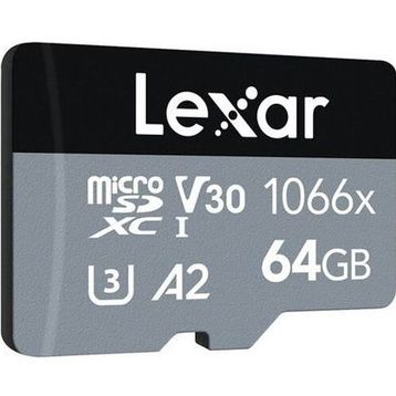 Lexar Professional 1066X Class 10 UHS-I U3 A2 V30 64 GB Micro SD Kart