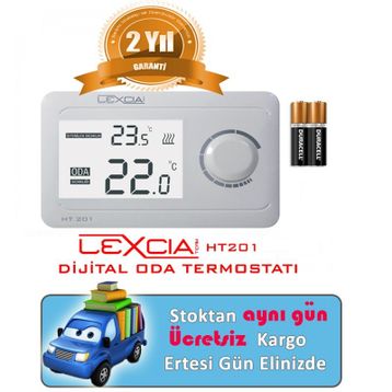 Lexcia HT 201 Dijital Kablolu Oda Termostatı