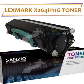 Lexmark 0X264H11G Siyah Muadil Toner