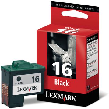 Lexmark 10N0016E 16 Siyah Kartuş