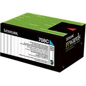 Lexmark 70C80C0 Mavi Toner