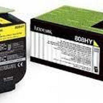 Lexmark 80C8Hyo Sarı Orjinal Toner