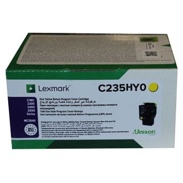 Lexmark C2425-C235HY0 Sarı Orjinal Toner