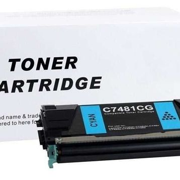 Lexmark C746 - C746A1CG Mavi Muadil Toner