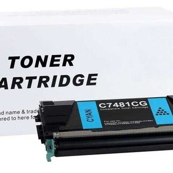 Lexmark C746 - C746A1CG Mavi Muadil Toner