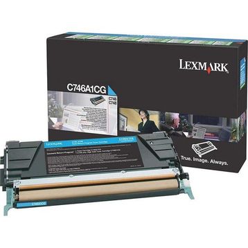 Lexmark C746-C746A1CG Mavi Orijinal Toner