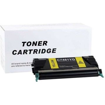 Lexmark C746 - C746A1YG Sarı Muadil Toner