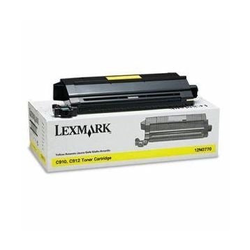 Lexmark C910 12N0770 Sarı Toner