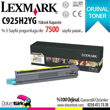 Lexmark C925H2YG Toner