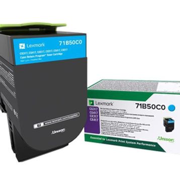 Lexmark CS317-71B50C0 Mavi Toner