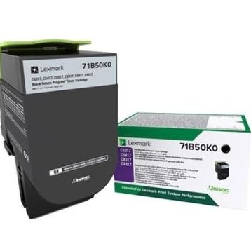 Lexmark CS317-71B50K0 Siyah Toner Chip