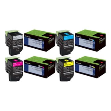 Lexmark CS410 Sarı Muadil Toner