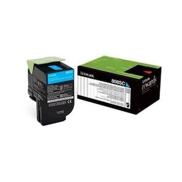 Lexmark CX410-80C8SC0 Mavi Toner
