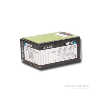 Lexmark CX410-80C8SC0 Mavi Toner