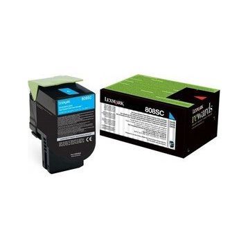 Lexmark CX410-80C8SC0 Mavi Toner