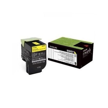 Lexmark CX410-80C8SY0 Sarı Toner