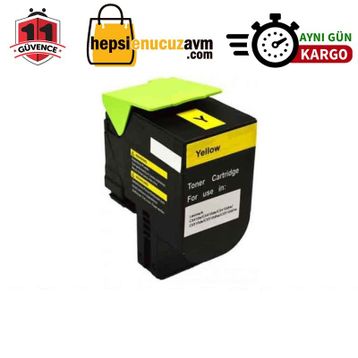Lexmark CX410-CX510 Sarı Return Toner