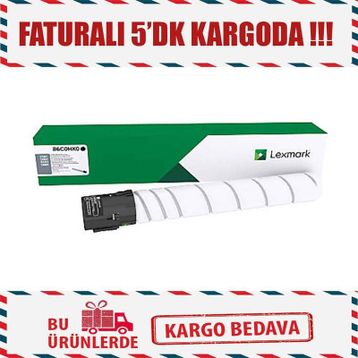 Lexmark CX921-86C0HK0 Siyah Orjinal Toner