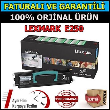 Lexmark E250A11E 3.500 Sayfa Toner