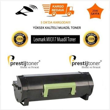Lexmark MX317 51B5000 Muadil Toner