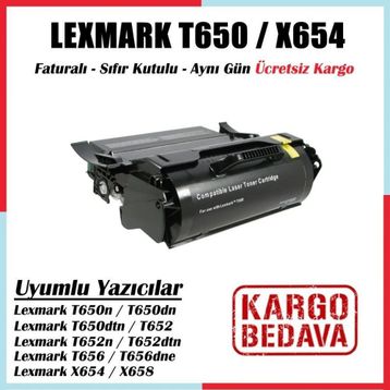 Lexmark T654 Muadil Toner