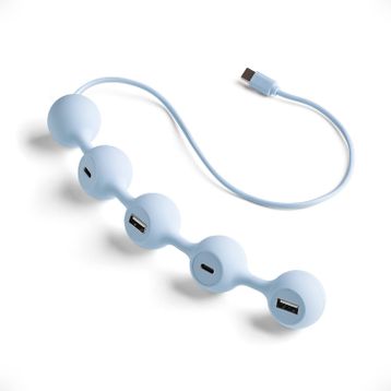 Lexon Açık Mavi Peas Hub C USB Çoğaltıcı