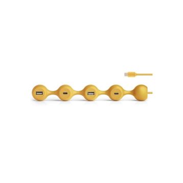 Lexon Sarı Peas Hub C USB Çoğaltıcı