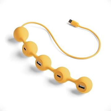 Lexon Sarı Peas Hub C USB Çoğaltıcı