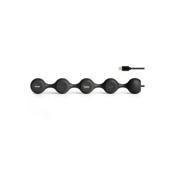 Lexon Siyah Peas Hub C USB Çoğaltıcı