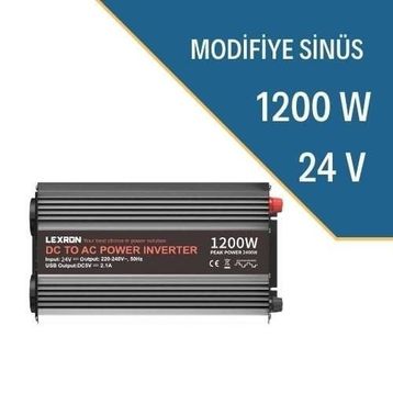 Lexron 1200W-24V Modifiye Sinüs Inverter