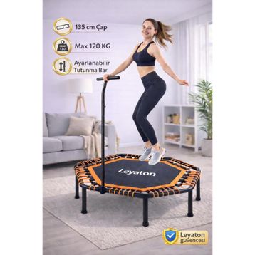 Leyaton 135 cm 54 inç Tutmalı Step Trambolin