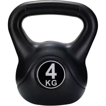 Leyaton 4 kg Siyah Kettlebell Çaydanlık Tipi Dambıl