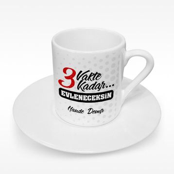 Leydi Collection 3 Vakte Kadar Tasarımlı 1 Türk Kahvesi Fincanı