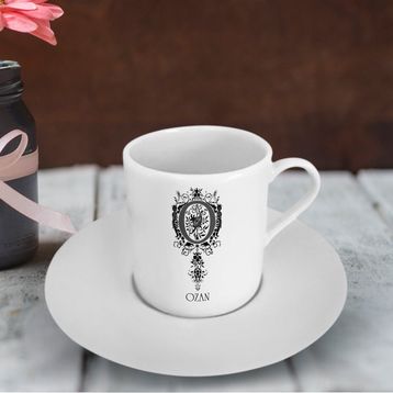 Leydi Collection Ö Harfli Model 1 Türk Kahvesi Fincanı