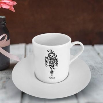 Leydi Collection Ş Harfli Model 1 Türk Kahvesi Fincanı