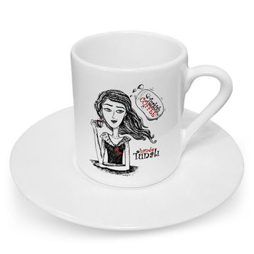 Leydi Collection Turkish Coffee Tasarımlı 1 Türk Kahvesi Fincanı