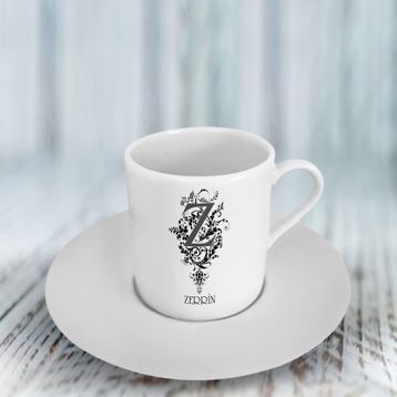 Leydi Collection Z Harfli Model 1 Türk Kahvesi Fincanı