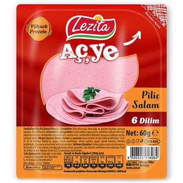 Lezita 60 gr Dilimli Piliç Salam